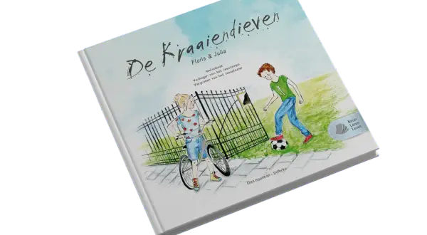 Avi M6 boeken: De Kraaiendieven, een oefenboek met Floris en Julia, helpt kinderen beter leren lezen.