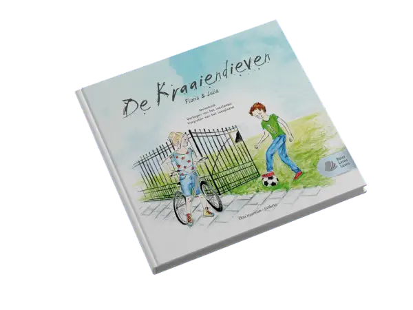 Avi M6 boeken: De Kraaiendieven, een oefenboek met Floris en Julia, helpt kinderen beter leren lezen.