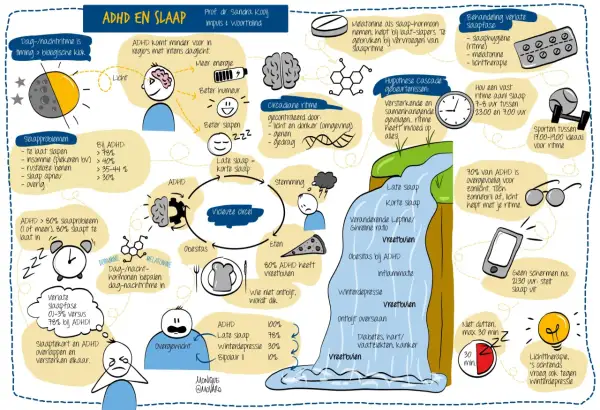 ADHD-kinderen hebben vaak adhd slaapproblemen, zoals te laat slapen. Dit kan leiden tot een vicieuze cirkel van slechte stemming en vreetbuien.